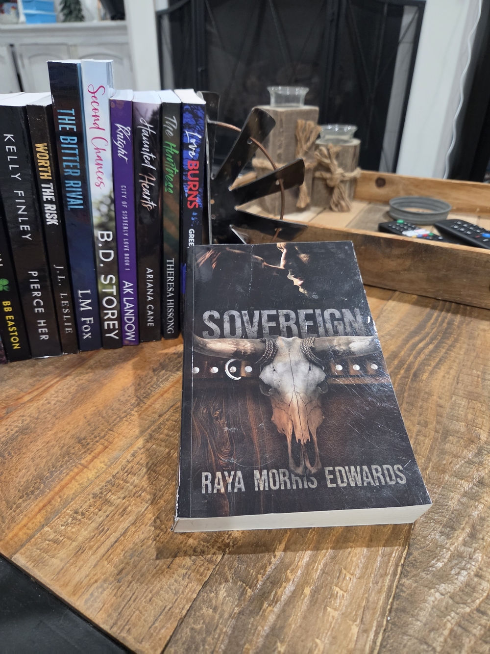 Raya Morris Edwards "Sovereign" Paperback Book - Black Cover